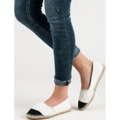 MODNE ESPADRYLE. Niebieskie baleriny damskie marki Mckey, bez wzorów, bez obcasa. Za 53,00 zł.