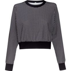 Bluza No Ka'Oi. Czarne bluzy damskie w kratkę, z tkaniny, krótkie. W wyprzedaży za 440,00 zł.