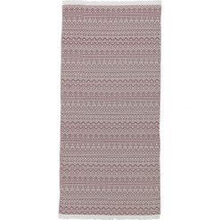 Chusty damskie: Chusta hammam w kolorze czerwonym – 180 x 100 cm
