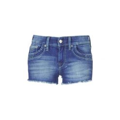 Szorty i Bermudy Pepe jeans RIPPLE SHORT. Niebieskie szorty damskie Pepe Jeans, bez wzorów, z jeansu. Za 207,20 zł.
