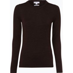 Brookshire - Damski sweter z wełny merino, brązowy. Pomarańczowe swetry damskie marki brookshire, l, bez wzorów, z wełny, bez rękawów, bez kaptura. Za 99,95 zł.