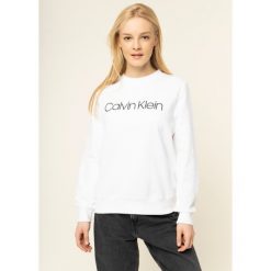Bluza Calvin Klein Organic Cotton Logo K20K201757. Białe bluzy damskie Calvin Klein, l, bez wzorów, z bawełny, bez rękawów, bez kaptura. W wyprzedaży za 339,00 zł.
