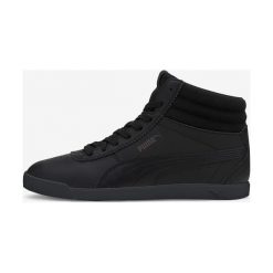 Puma Carina Slim Mid Tenisówki Czarny. Czarne trampki i tenisówki damskie Puma, bez wzorów, z materiału, bez zapięcia. Za 292,95 zł.