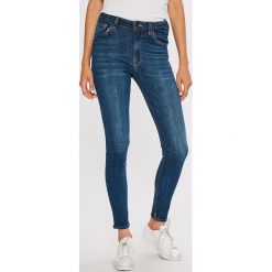 Scotch & Soda - Jeansy. Niebieskie rurki damskie marki Scotch & Soda, bez wzorów, z elastanu. W wyprzedaży za 299,90 zł.