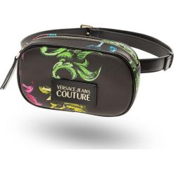 NERKA Versace Jeans Couture. Żółte nerki damskie w paski, z jeansu. Za 293,40 zł.