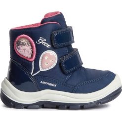 Geox dziewczęce buty zimowe Flanfil 27 niebieskie. Niebieskie buty dziewczęce zimowe Geox, bez zapięcia. Za 349,00 zł.