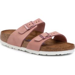 Klapki BIRKENSTOCK - Sydney Bs 1016093 Old Rose. Różowe klapki damskie Birkenstock, bez wzorów, ze skóry, bez obcasa. Za 369,00 zł.
