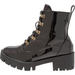 Botki damskie lity: Glamorous Botki na platformie black