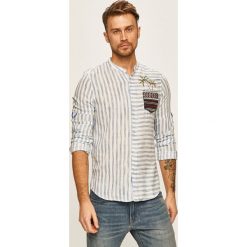 Desigual - Koszula. Białe koszule męskie Desigual, s, bez wzorów, z lyocellu, casualowe, ze stójką, z długim rękawem. Za 399,90 zł.