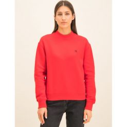 Bluza Calvin Klein Jeans Embroidered Logo J20J212875. Czerwone bluzy damskie Calvin Klein Jeans, xl, bez wzorów, z bawełny, bez rękawów, bez kaptura. W wyprzedaży za 239,00 zł.