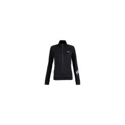 Bluza na zamek Gym & Pilates 100 damska. Czarne bluzy damskie Puma, xs, bez wzorów, z bawełny, bez rękawów, bez kaptura. Za 149,99 zł.