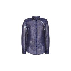 Koszule Guess BORICE. Niebieskie koszule damskie marki Guess, xs, z aplikacjami, bez kołnierzyka, bez rękawów. Za 279,20 zł.