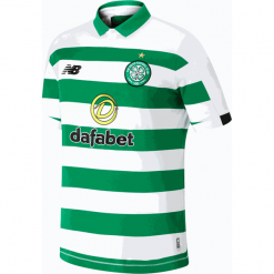 Koszulka Celtic F.C.Home Kit - MT930064HME. Szare koszulki męskie New Balance, s, bez wzorów, z poliesteru, z kontrastowym kołnierzykiem, bez rękawów, do piłki nożnej. Za 329,99 zł.