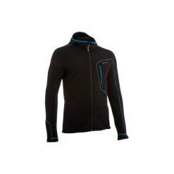 Kurtka polarowa Forclaz 400. Czarne kurtki sportowe męskie QUECHUA, m, z polaru. W wyprzedaży za 69,99 zł.