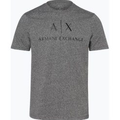 Armani Exchange - T-shirt męski, szary. Szare t-shirty męskie Armani Exchange, xxl, z nadrukiem, z bawełny, eleganckie, bez kołnierzyka. Za 229,95 zł.