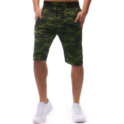 Spodenki i szorty męskie: Spodenki dresowe męskie woodland camo (sx0610)