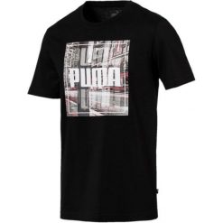Puma Photo Streettee Cotton Black Xxl. Czarne koszulki męskie marki Puma, xxl, bez wzorów, eleganckie, bez kołnierzyka, z krótkim rękawem, krótkie. W wyprzedaży za 85,00 zł.