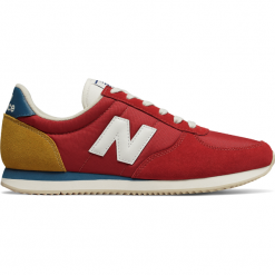 New Balance U220FH. Brązowe buty sportowe damskie marki New Balance, bez wzorów, ze skóry, klasyczne. Za 299,99 zł.
