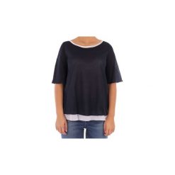 T-shirty z krótkim rękawem Gran Sasso 60231. Niebieskie t-shirty damskie Gran Sasso, bez wzorów, bez kołnierzyka. Za 671,12 zł.