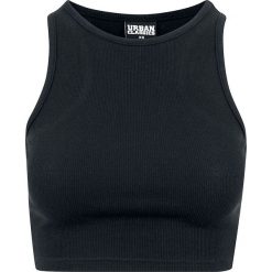 Topy damskie: Urban Classics Ladies Cropped Rib Top Top damski czarny