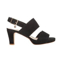Dasia Sandały Orchid czarny female czarny 38. Czarne sandały damskie Dasia, w paski, ze skóry, eleganckie, bez obcasa, na platformie, z paskami. Za 399,00 zł.