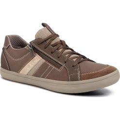 Sneakersy GEOX - U Halver A U023AA 000ME C6005 Chocolate. Pomarańczowe sneakersy męskie Geox, na co dzień, bez wzorów, z zamszu, bez zapięcia. W wyprzedaży za 279,00 zł.