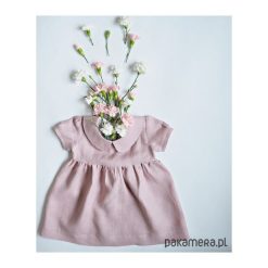 Sukienki dziewczęce: Lniana sukienka Little Susie z krótkim rękawkiem