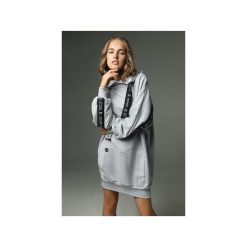 Sukienka After Dark - szara. Szare sukienki dziewczęce marki Madnezz, z aplikacjami, z elastanu, bez rękawów, oversize. Za 359,00 zł.
