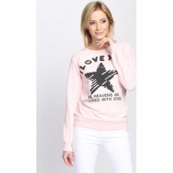Bluzy damskie: Różowa Bluza Good Morning