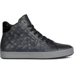 Geox - Buty. Czarne buty sportowe damskie Geox, bez wzorów, z gumy, sportowe. Za 389,90 zł.