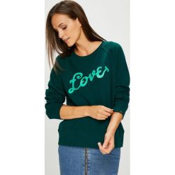 Scotch & Soda - Bluza. Zielone bluzy damskie marki Scotch & Soda, s, z nadrukiem, z bawełny, bez rękawów, bez kaptura. W wyprzedaży za 179,90 zł.