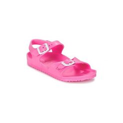 Sandały Dziecko Birkenstock RIO EVA. Różowe sandały dziewczęce Birkenstock, bez zapięcia. Za 133,86 zł.