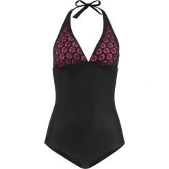 Kostium kąpielowy bonprix czarno-różowy. Stroje kąpielowe damskie bonprix. Za 99,99 zł.