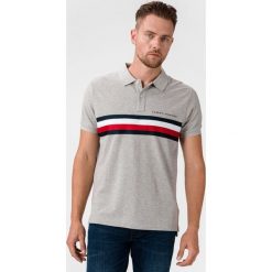Tommy Hilfiger Polo Koszulka Szary. Szare podkoszulki męskie TOMMY HILFIGER, m, bez wzorów, z bawełny, bez rękawów. Za 378,95 zł.