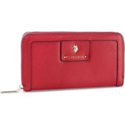 Duży Portfel Damski U.S. POLO ASSN. - Palm Beach L Zip Ard Wall BEUPB0449WVP/400 Red. Czerwone portfele damskie marki U.S. Polo Assn., ze skóry ekologicznej. Za 179,00 zł.