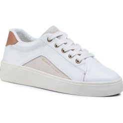 Sneakersy GANT - Lagalilly 21531859 Bright White G290. Białe półbuty damskie GANT, na co dzień, bez wzorów, ze skóry, bez obcasa, na płaskiej podeszwie, bez zapięcia. Za 479,00 zł.