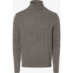 Andrew James New York - Sweter męski, szary. Szare swetry męskie Andrew James New York, xl, bez wzorów, z wełny, bez kołnierzyka, bez kaptura. Za 349,95 zł.