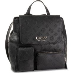 Plecak GUESS - Ilenia (SG) HWSG74 73320 BLA. Czarne plecaki damskie Guess, z aplikacjami, ze skóry ekologicznej, eleganckie. W wyprzedaży za 479,00 zł.