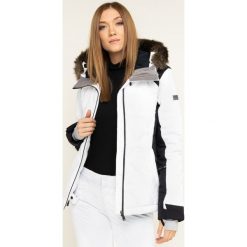 Kurtka narciarska Roxy Breeze Mountain ERJTJ03241. Białe kurtki sportowe damskie Roxy, l, bez wzorów, z poliesteru, bez kaptura, narciarskie. W wyprzedaży za 1069,00 zł.