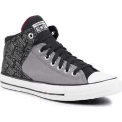 Trampki CONVERSE - Ctas High Street Mid 166958C Mason/Multi/Black. Szare półbuty męskie Converse, bez wzorów, z gumy, klasyczne, bez zapięcia. Za 299,00 zł.