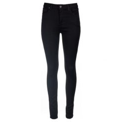 Pepe Jeans Jeansy Damskie Regent 27/30, Czarne. Czarne jeansy damskie marki Pepe Jeans, bez wzorów, z jeansu, z podwyższonym stanem. W wyprzedaży za 290,00 zł.
