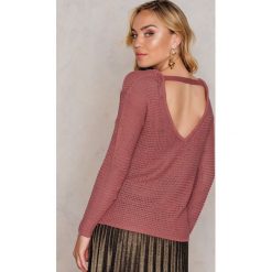 Swetry klasyczne damskie: Rut&Circle Sweter dzianinowy Hilma – Pink