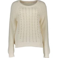 Swetry klasyczne damskie: Sweter w kolorze białym