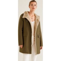 Mango - Kurtka Marilyn. Żółte kurtki damskie Mango, s, z bawełny, długie. W wyprzedaży za 199,90 zł.