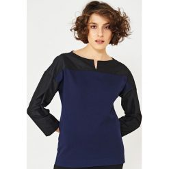 Simple - Bluzka. Czarne bez kategorii marki Simple, z elastanu, casualowe. W wyprzedaży za 159,90 zł.