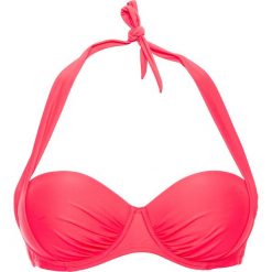 Stroje kąpielowe damskie: Biustonosz bikini na fiszbinach bonprix koralowy