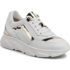 Sneakersy EVA MINGE - EM-39-06-000405 626. Białe półbuty damskie Eva Minge, ze skóry ekologicznej. Za 499,00 zł.