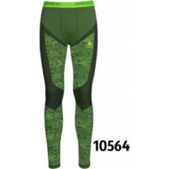 Kalesony męskie: Odlo Kalesony męskie Odlo Pants Evolution Warm Blackcomb zielony r. XL (170972/60105)