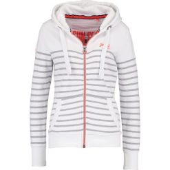 Bluzy damskie: Superdry SUN & SEA Bluza rozpinana white/90s grey