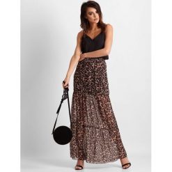 MAxi spódnica DOLORES w centki. Spódniczki damskie ivon, bez wzorów, z szyfonu, eleganckie, mini. Za 119,00 zł.